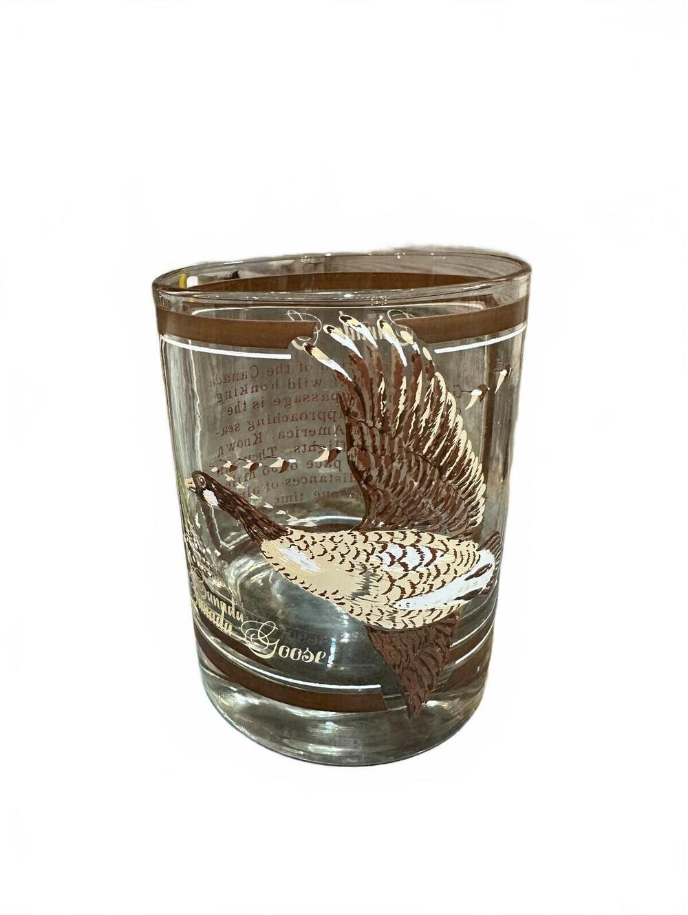 Vintage Georges Briard Canada Goose Rocks Glass